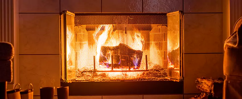 Mendota Hearth Landscape Fireplace Installation in The Acreage, Florida