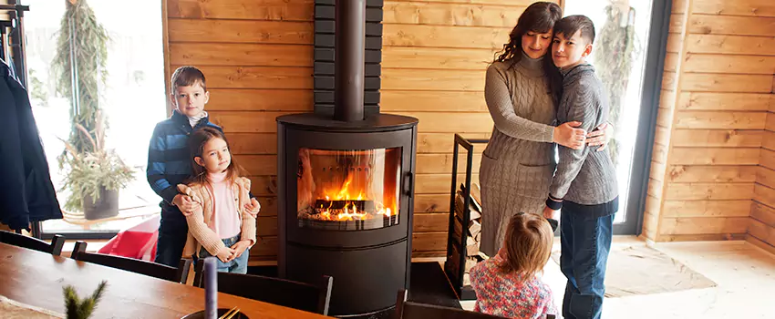 Morso Cast Iron Fireplace Insert Installation in The Acreage, Florida