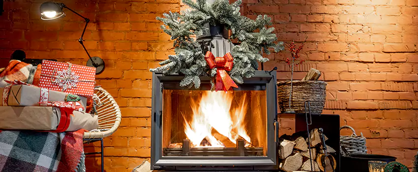 Travis Industries Linear Gas Fireplace Installation in The Acreage, Florida
