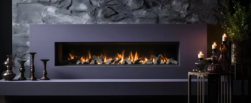 Ember Bed for Ventless Gas Fireplace in The Acreage, FL