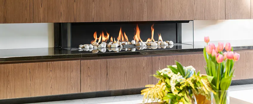 Double-height Fireplace Design Refurbishment in The Acreage, Florida