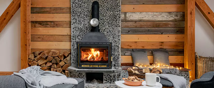 Thelin Hearth Products Direct Vent Gas Stove Fireplace Inspection in The Acreage, Florida